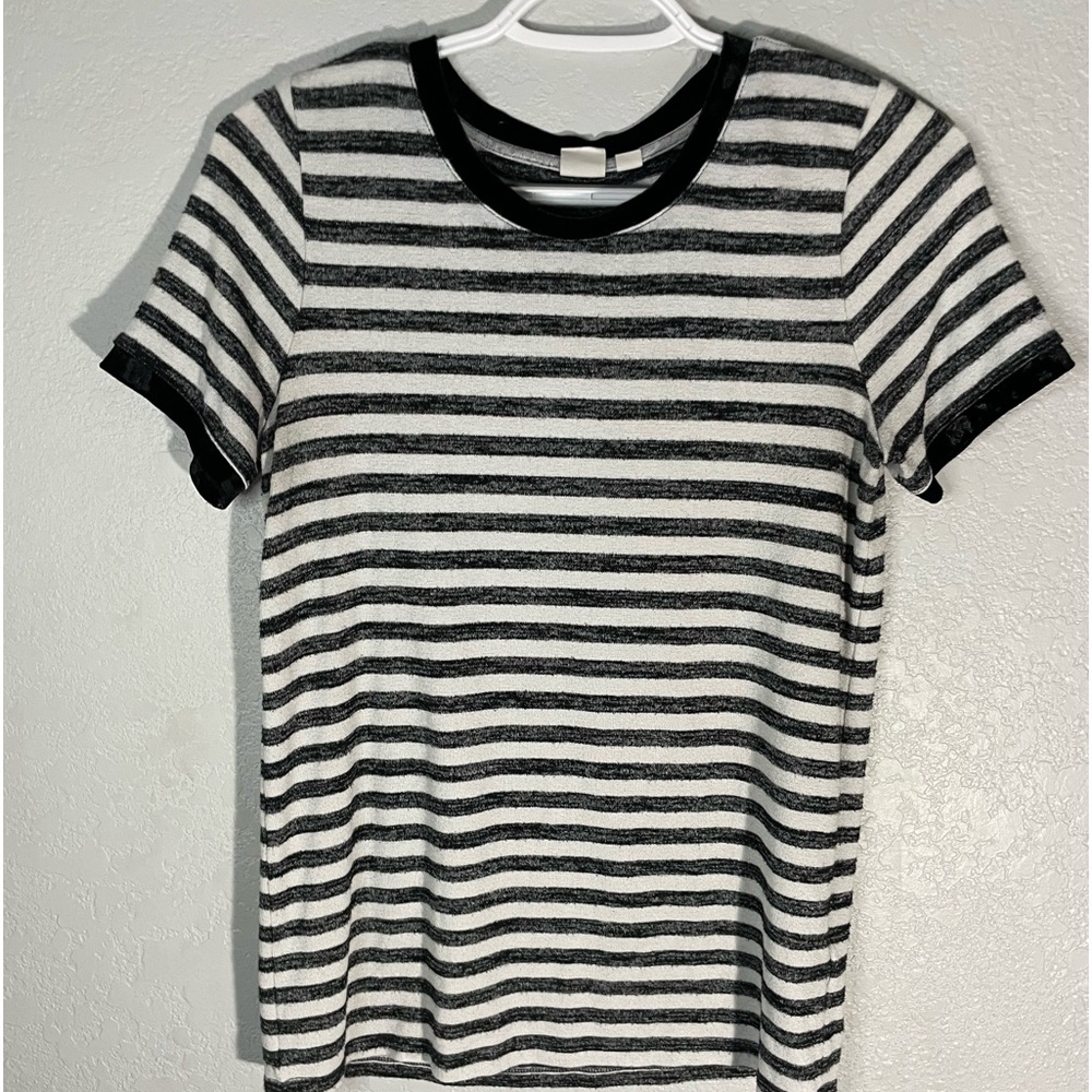 Black and white shirt